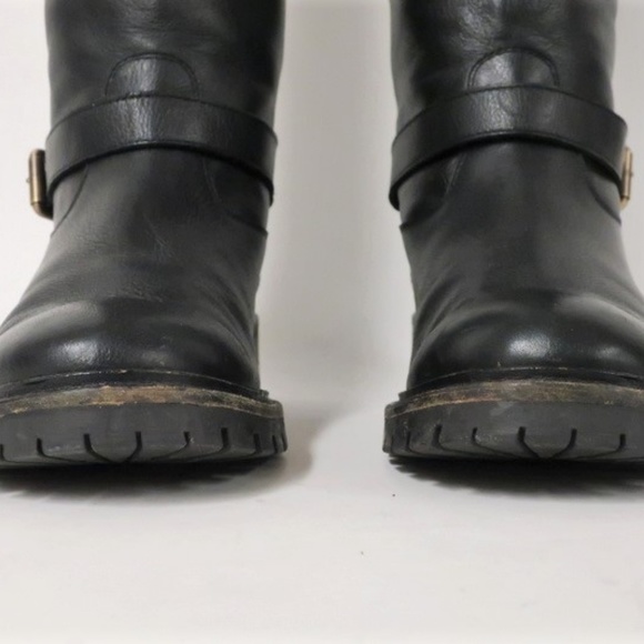 Fendi Motorcycle Boot Black Rabbit Fur-Lined - Picture 5 of 8